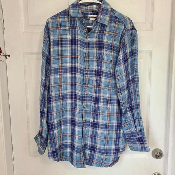 Peter Millar Men's Mounainside Collection Long Sleeve Button Down Flannel - Picture 4 of 14